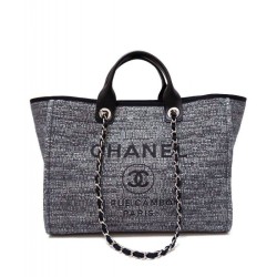 Replica Canvas Large Deauville Tote A66942 Grigio