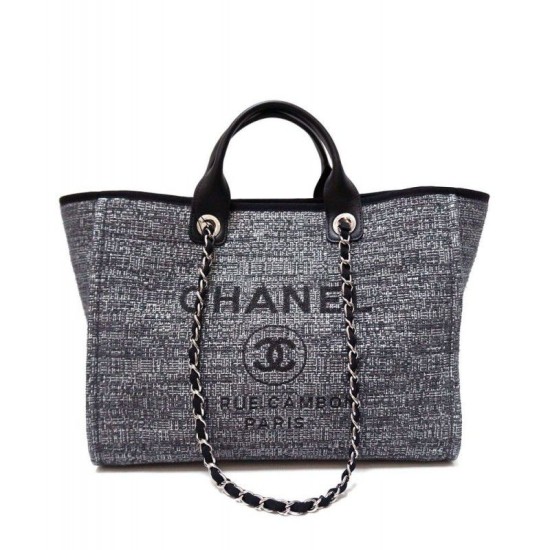 Replica Canvas Large Deauville Tote A66942 Grigio