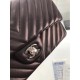 Replica Chevron Jumbo Flap Borse A01112 Nero