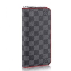 Replica Portafoglio Zippy Vertical Damier Graphite N63304