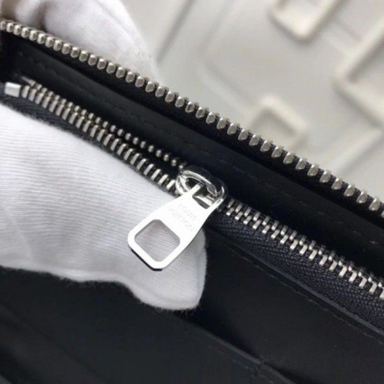 Replica Portafoglio Zippy Vertical Damier Graphite N63304