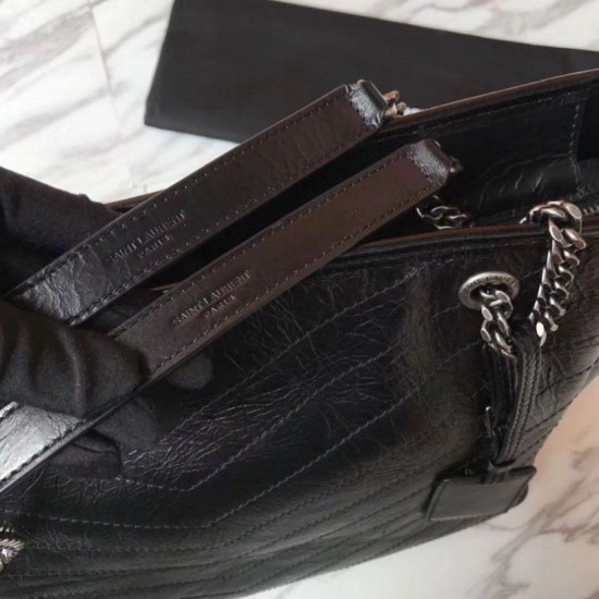 Replica Shopping Borse YSL Saint Lauren Nera