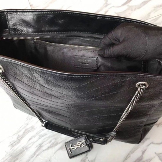 Replica Shopping Borse YSL Saint Lauren Nera