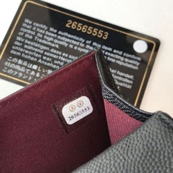 Replica Portamonete Classic Flap A31504 Nero