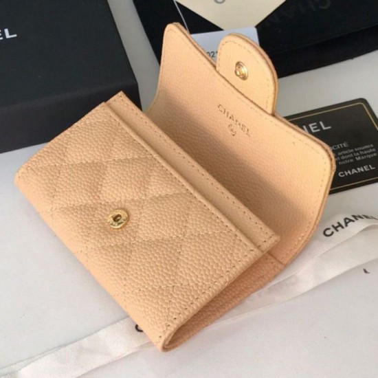 Replica Portamonete Classic Flap A31504 Albicocca