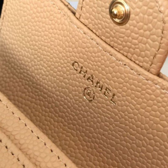 Replica Portamonete Classic Flap A31504 Albicocca