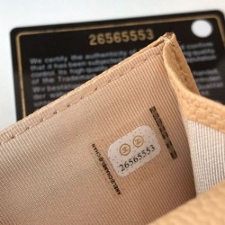 Replica Portamonete Classic Flap A31504 Albicocca