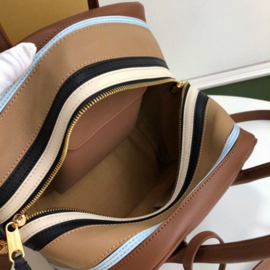 Replica Burberry Cube Square Bag Marrone