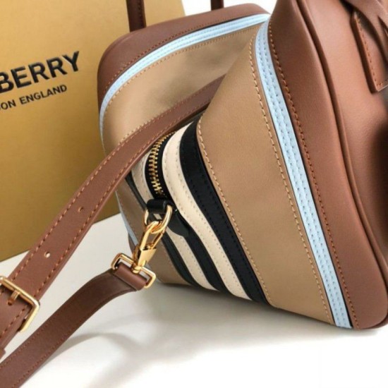 Replica Burberry Cube Square Bag Marrone
