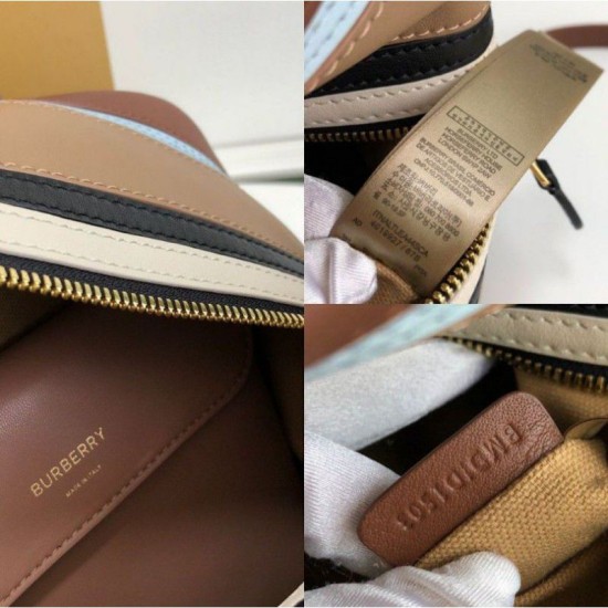 Replica Burberry Cube Square Bag Marrone