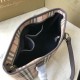 Replica Burberry Borsa con manico in PVC Caffè