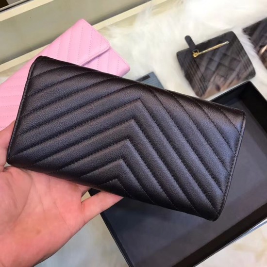 Replica Portafoglio lungo Chevron A31506 Nero Replica Portafoglio lungo Chevron A31506 Nero