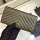 Replica Portafoglio lungo Chevron A31506 verde