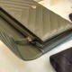 Replica Portafoglio lungo Chevron A31506 verde