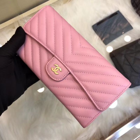 Replica Chevron Long Portafoglio A31506 Pink Replica Chevron Long Portafoglio A31506 Pink