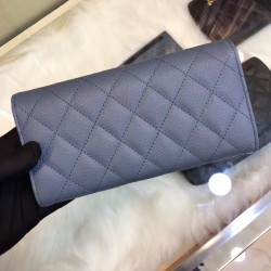 Replica Long Portafoglio Caviar Leather A31506 Blue Replica Long Portafoglio Caviar Leather A31506 Blue