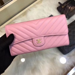 Replica Chevron Long Portafoglio A31506 Pink
