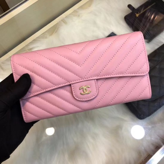 Replica Chevron Long Portafoglio A31506 Pink Replica Chevron Long Portafoglio A31506 Pink