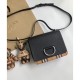 Replica Mini Vintage Check e Leather D-ring Borse Black