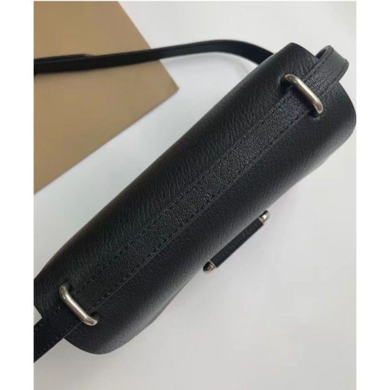 Replica Mini Vintage Check e Leather D-ring Borse Black