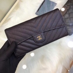 Replica Long Portafoglio Caviar Leather A31506 Black