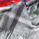 Replica Sciarpe di seta cashmere grigie