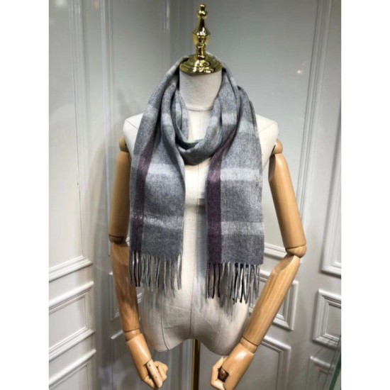 Replica Sciarpe di seta cashmere grigie