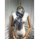 Replica Sciarpe di seta cashmere grigie