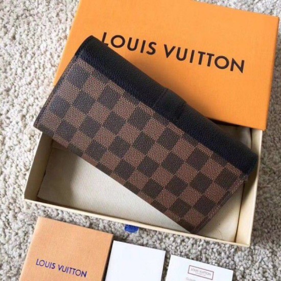 Replica Clapton Portafoglio Damier Ebene N64449