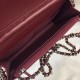 Replica Borsa Classic Woc A33814 Claret