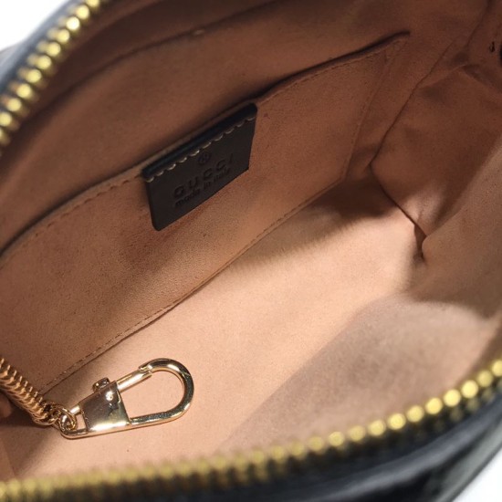 Replica Borsa mini Ophidia GG Flora 517350 blu scuro