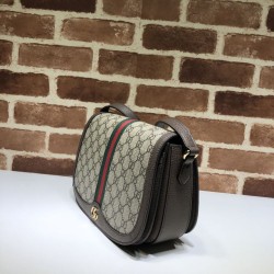 Replica Borsa a tracolla Ophidia GG piccola 601044 Dark Coffee