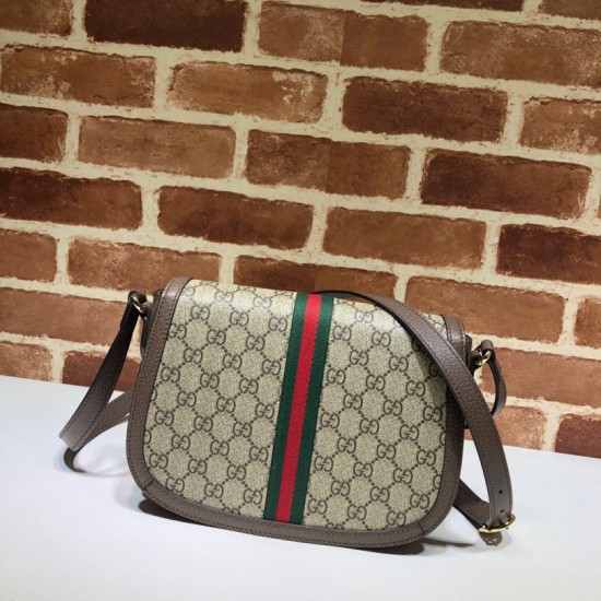 Replica Borsa a tracolla Ophidia GG piccola 601044 Dark Coffee