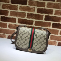 Replica Borsa a tracolla Ophidia GG piccola 601044 Dark Coffee