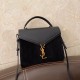 Replica Borsa con manico medio Yand Saint Laurent Cassandra nera