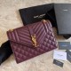 Replica Sacchetto busta media YSL Saint Laurent Mix Matelasse Claret