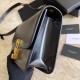 Replica Borsa YSL Saint Laurent Carre in pelle scamosciata nera