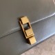 Replica Borsa YSL Saint Laurent Carre Satchel in pelle scamosciata verde chiaro