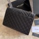 Replica Borsa per buste medie YSL Saint Laurent Mix Matelasse nero argento hardware
