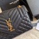 Replica Borsa per busta media YSL Saint Laurent Mix Matelasse nera in oro