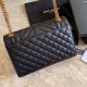 Replica Borsa per busta media YSL Saint Laurent Mix Matelasse nera in oro