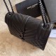 Replica Borsa per busta media YSL Saint Laurent Mix Matelasse nera