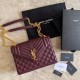 Replica Sacchetto busta media YSL Saint Laurent Mix Matelasse Claret