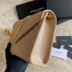 Replica Sacchetto busta media YSL Saint Laurent Mix Matelasse Albicocca