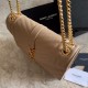 Replica Sacchetto busta media YSL Saint Laurent Mix Matelasse Albicocca