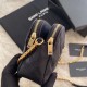 Replica Borsa a catena trapuntata YSL Saint Laurent nera