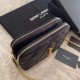 Replica Borsa a catena trapuntata YSL Saint Laurent nera