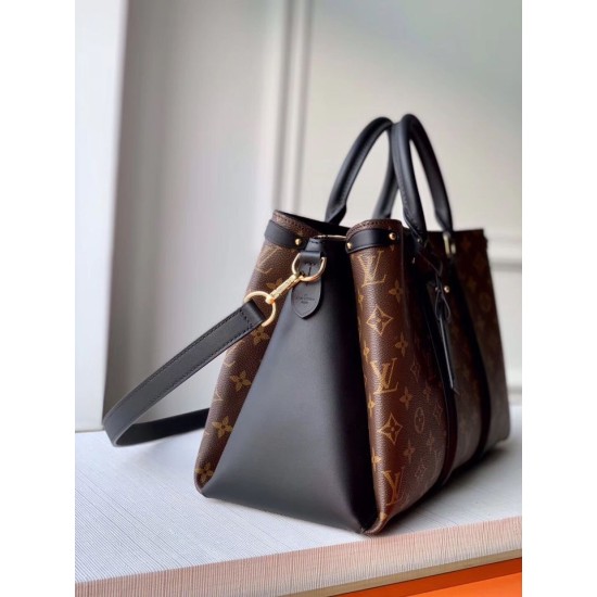 Replica Soufflot MM Monogram Canvas M44817 Nero