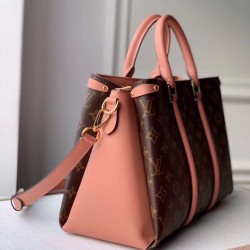 Replica Borsa Soufflot MM Monogram M44817 rosa