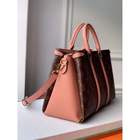 Replica Borsa Soufflot MM Monogram M44817 rosa